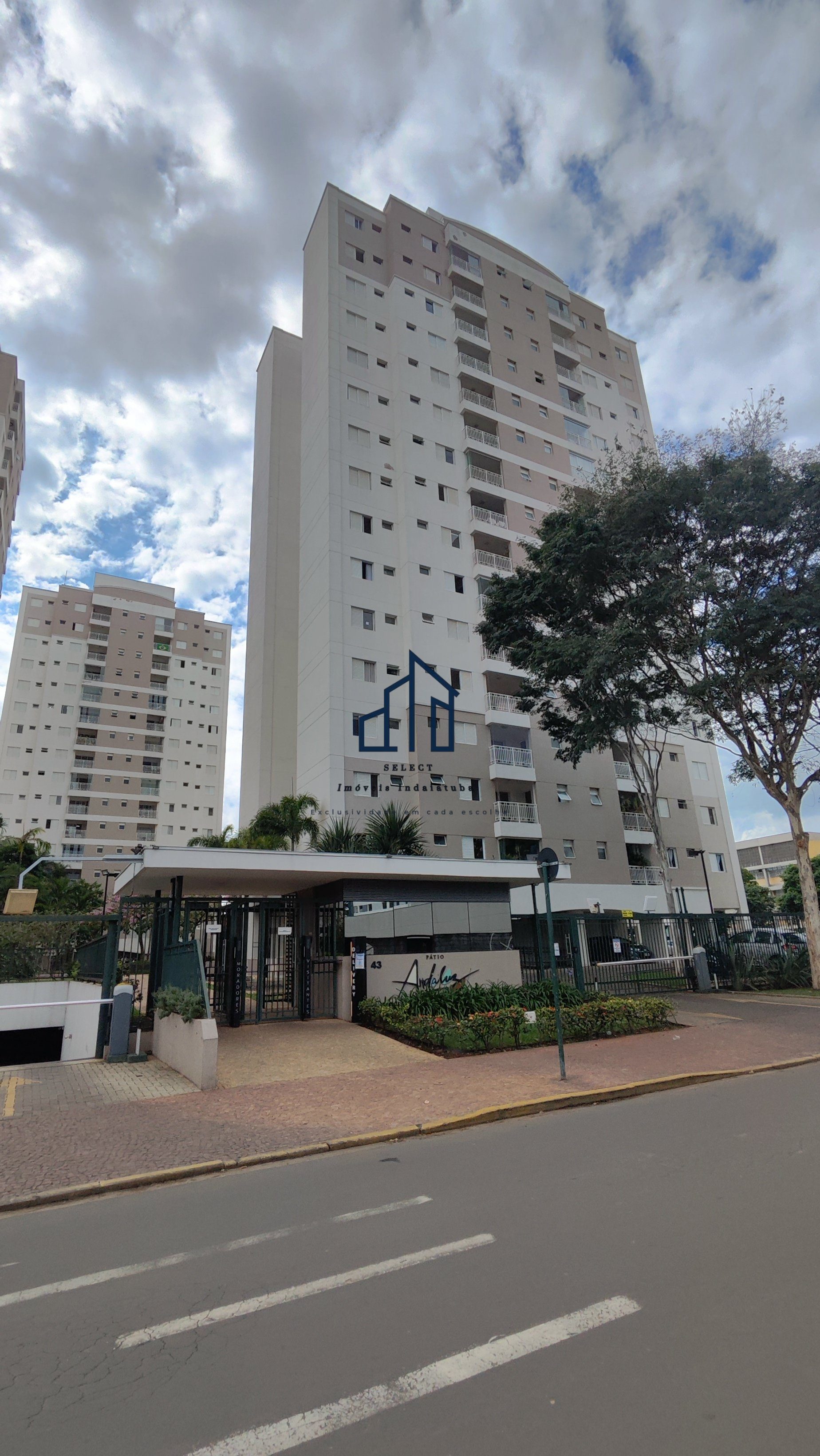 Apartamento a venda no condomínio PATIO ANDALUZ, Indaiatuba - 03 dormitórios, 84m² - Andar alto